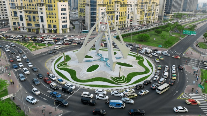 موقعیت جغرافیایی دیره دبی