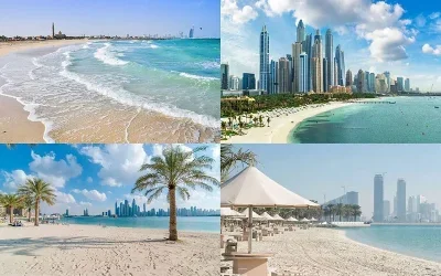 بهترین مکان ها برای پاراسل دبی کجاست؟