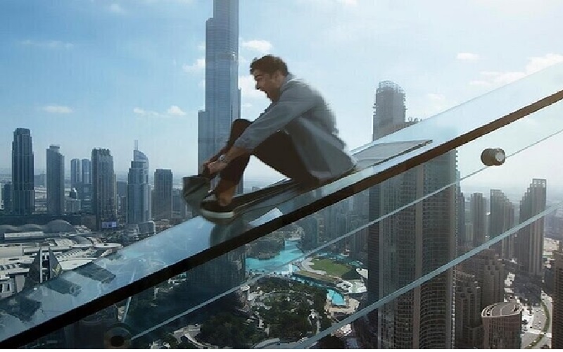 نمایی بینظیر از آسمان دبی