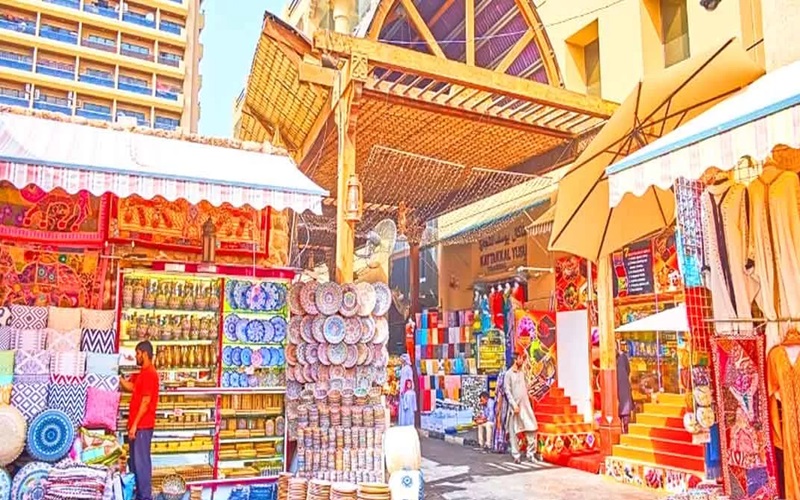 کالاهای موجود در بازار مرشد دبی