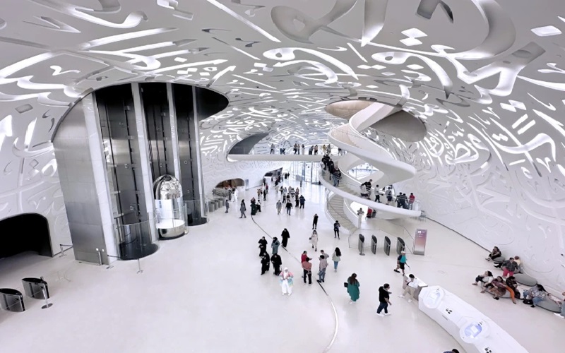 داخل موزه آینده دبی 
