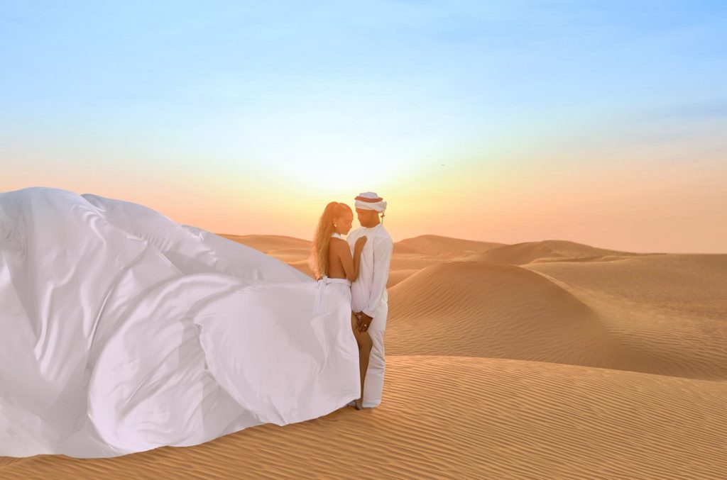 عکاسی با لباس عربی سنتی