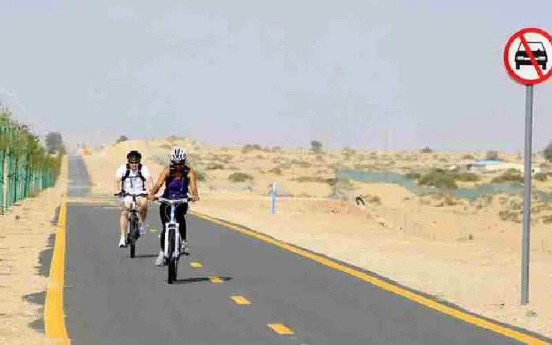 دوچرخه‌ سواری الکتریکی در بیابان دبی - تصویر گالری 3