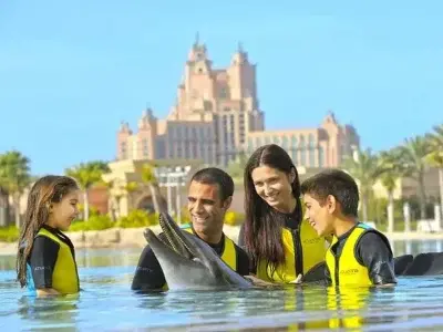 خلیج دلفین دبی + پارک آبی آتلانتیس رایگان