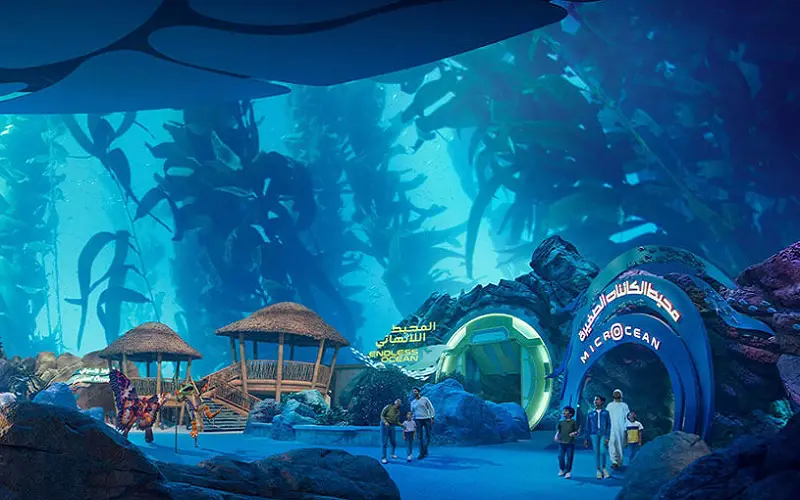 دنیای آبی سی ورلد ابوظبی